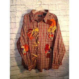 Plus Size Mens Scarecrow Homemade Costume 🎃